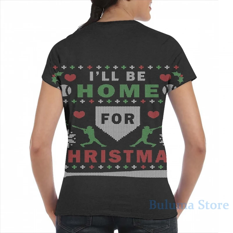 Свитер бейсбольный уродливый для рождественской вечеринки Мужская футболка с