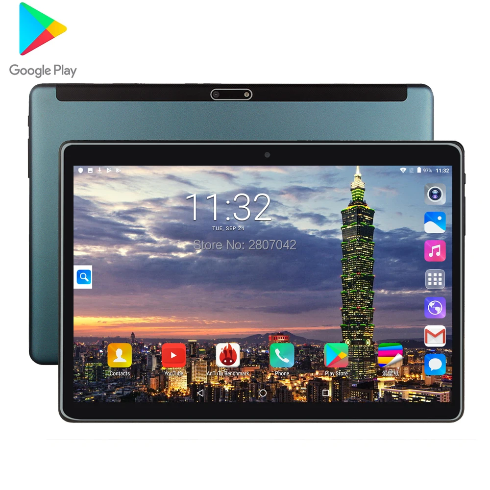 2020 Супер Новый настоящий 10 1 дюймов Android 9 0 планшетный ПК с двумя sim-картами 3G LTE