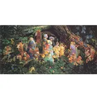 Современный домашний декор, алмазная живопись, Знаменитый портрет, эльф 5D, мозаика сделай сам, вышивка, полная квадратная круглая картина, настенный постер A1873