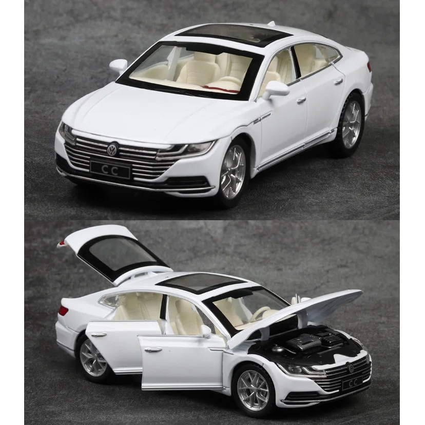 1/32 весы Volkswagen CC литой под давлением сплав оттяните назад автомобиль коллекционная игрушка Подарки для детей