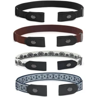 new unisex buckle free elastic belt for jeans pants dress stretch waist for audlt women men no buckle without buckle free belts
