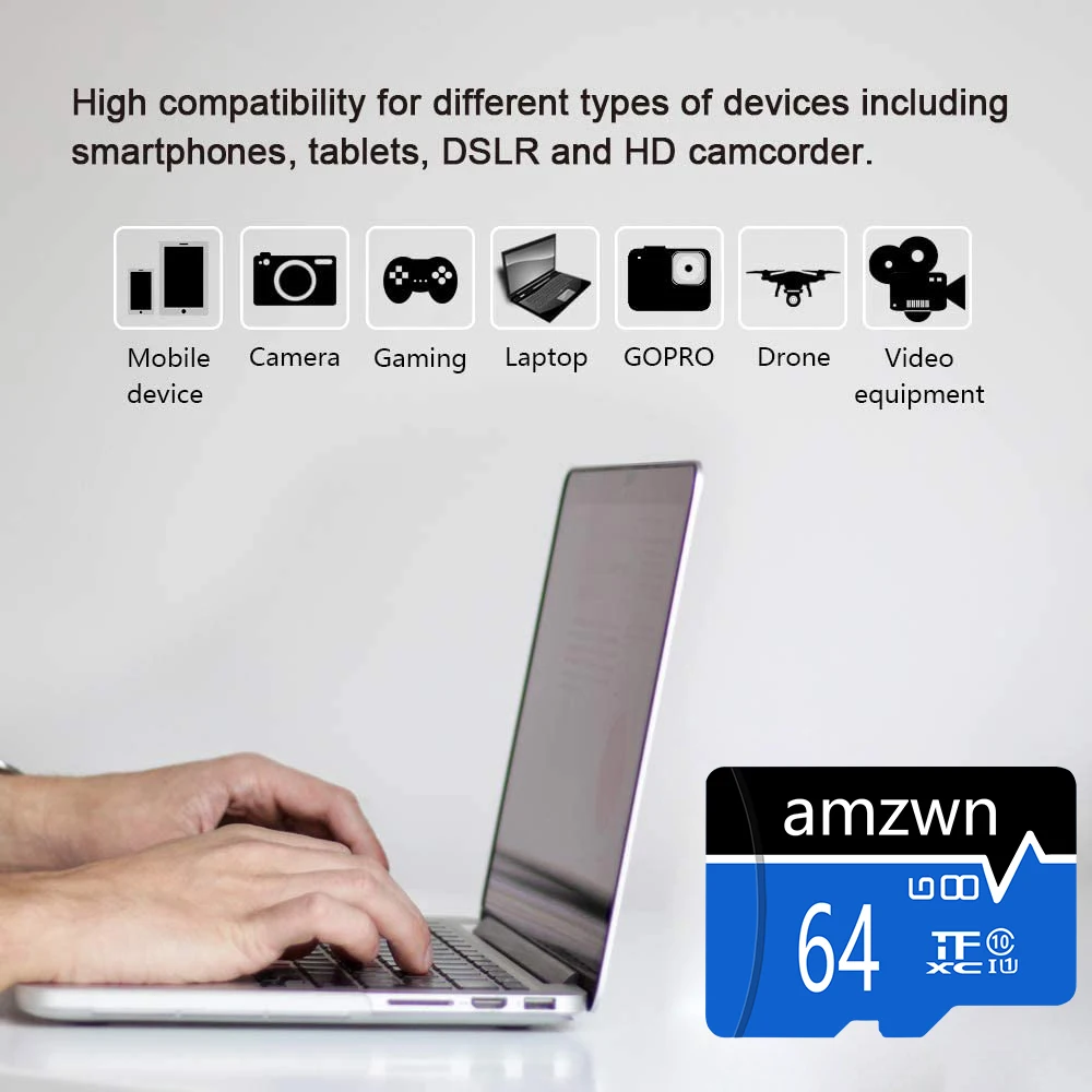 Новая SD карта 32G Smart card A1 C10 V10 64 ГБ памяти 128 256 512 высокоскоростное хранилище|Карты
