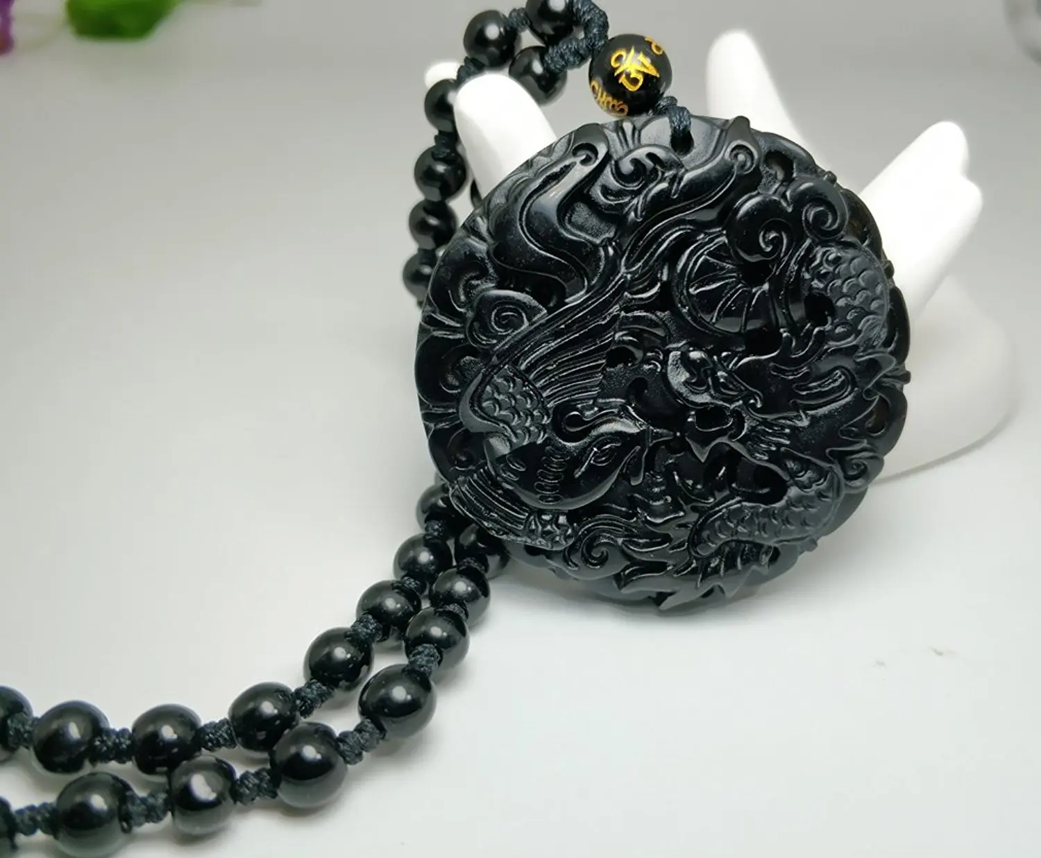 LETSFUN изысканное ювелирное изделие модный Дракон ожерельлье Феникса из