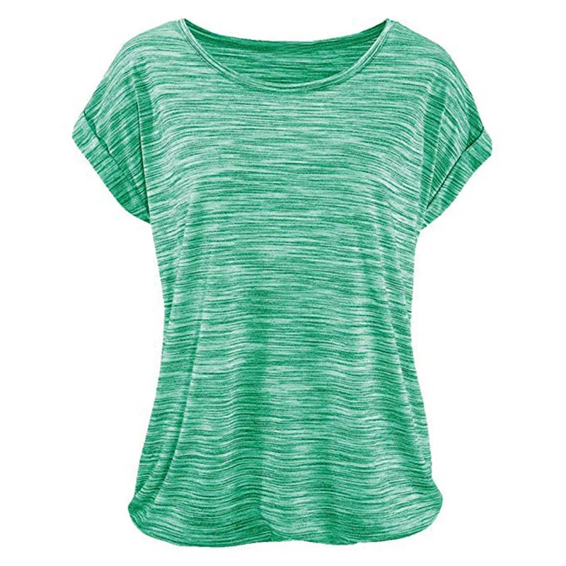 

Maternity Solid Summer New Solid Round Neck Sports T-shirt Women's Short Sleeve Top Tees