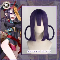 uwowo game fate grand orderfgo heroic spirit festive wear shuten d%c5%8djishuten douji cosplay 35cm purple wig