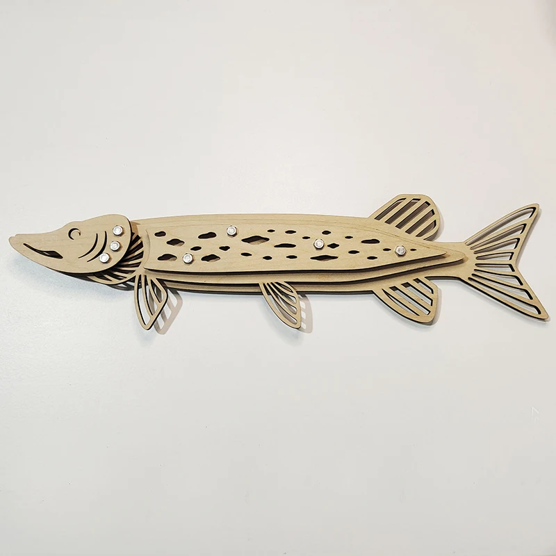 

Wooden Fish Hanging Ornament Home Restaraunt Wall Art Decoration Vintage Style 46x12x3cm/30.5x19x3cm decoración hogar