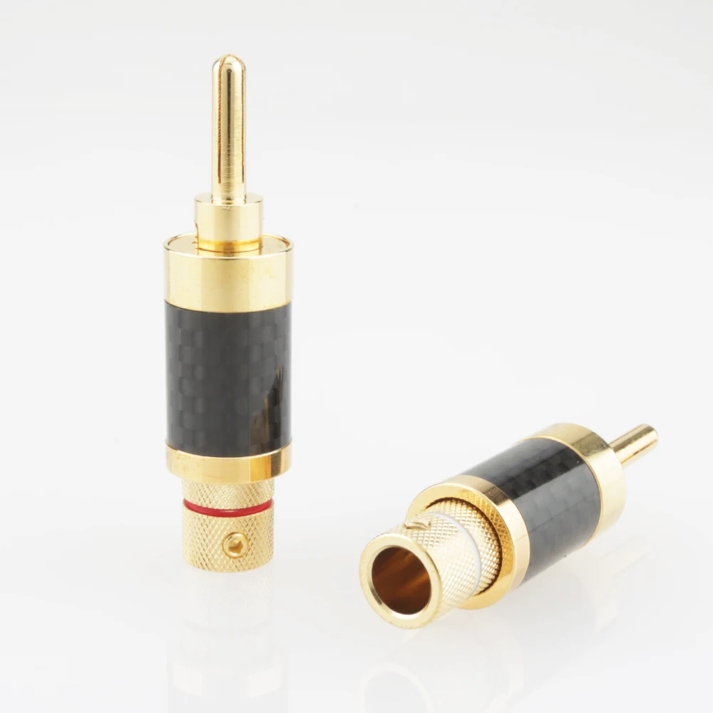 Аудио VB430G Hifi позолоченный кабель для колонок из углеродного волокна провод