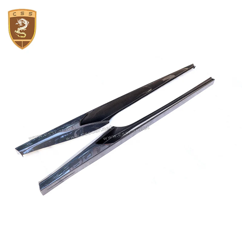 Высококачественная боковая юбка из углеродного волокна для 488 GTB/Spider замена Novitec