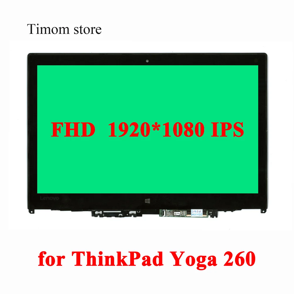 Для ThinkPad Yoga 260 20FD 20FE 20GS 20GT Lenovo сенсорный ЖК-экран в сборе заклепки FHD B125HAN02.2 ST50G56822 FRU