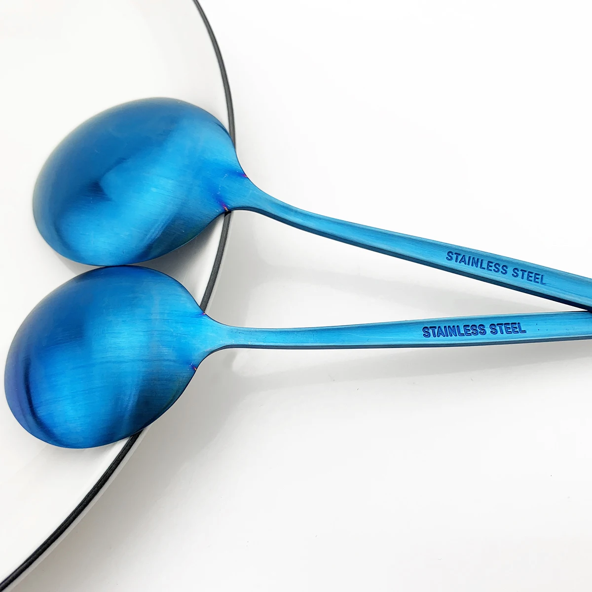 Набор посуды из белого золота 30 шт. матовая ложка для ножей вилка столовые