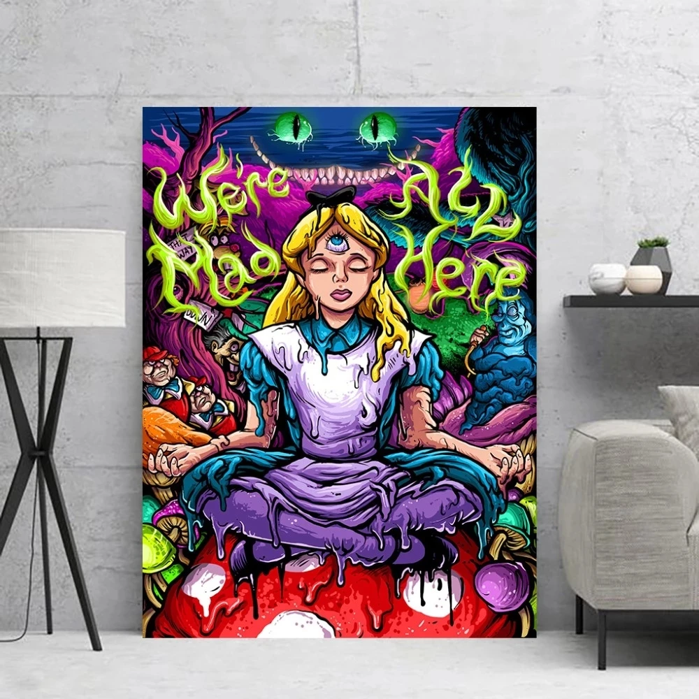 

Hd Prints Canvas Cartoon Plakat Cuadros Painting Modern For Living Room Wall Art Poster Picture Modular Home Decoration Artwork