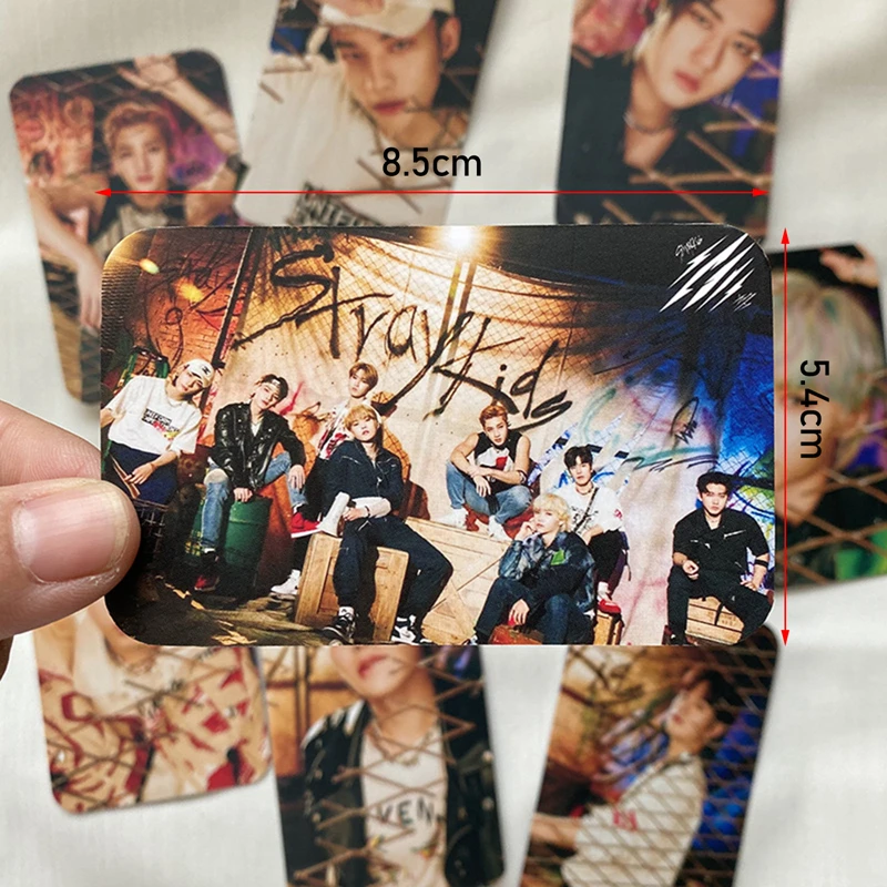 9 шт./компл. Kpop бродячие Детские фотокарточки новый альбом шрамы утолщенные