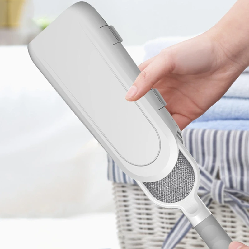 

Retractable Hair Sticking Device Long Handle Sticking Hair Stick Sticking Hair Portable Size Two Hair Remover