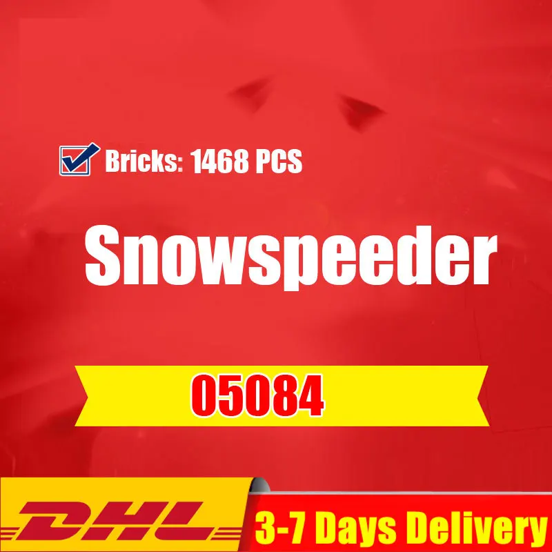 В наличии DHL Звезда игрушка войны UCS Rebel Snowspeeder модель здания Наборы