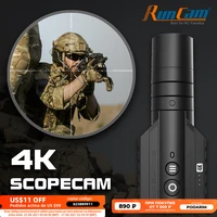 runcam scope cam 4k scopecam airsoft paintball gel ball zoom camera 2 7k60fps hd recording wifi hunting action max 128g