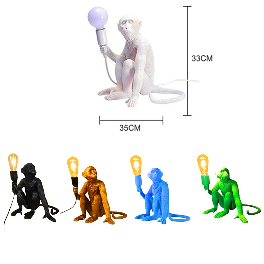 Современные разноцветные обезьянки американский кантри пеньковая веревка