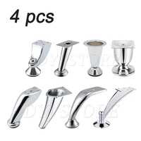 4 pcs modern style furniture legs with screws thicken metal feet legs sofa cabinet wardrobe beds tv stands coffee table legs