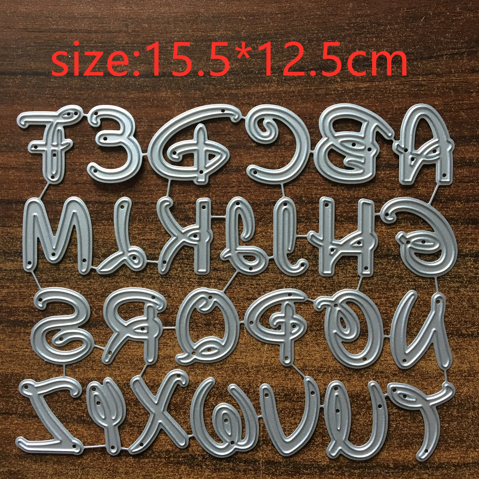 

2cm English letter Alphabe Metal Cut Dies Stencils for Scrapbooking Stamp/photo album Decorative Embossing DIY Paper Cards