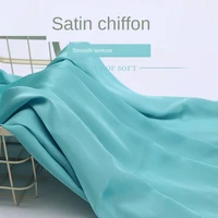width 59 high grade imitation silk satin fabric by the meter for dresses shirts pajamas material
