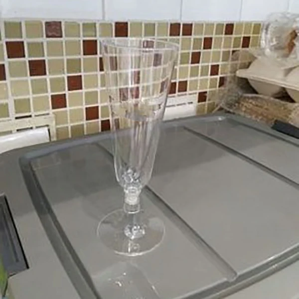 60 шт. 150 мл одноразовые жесткие пластиковые бокалы для шампанского красного вина