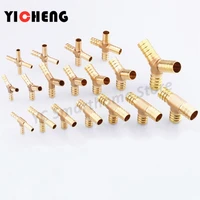 1pcs lytx shape barb brass connector hose water pipe gas accessories copper pipe connecting pipe tower joint connector