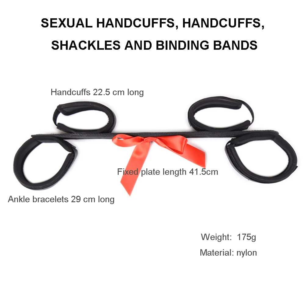 Эротические аксессуары наручники для БДСМ-секса голеностопа БДСМ бондаж
