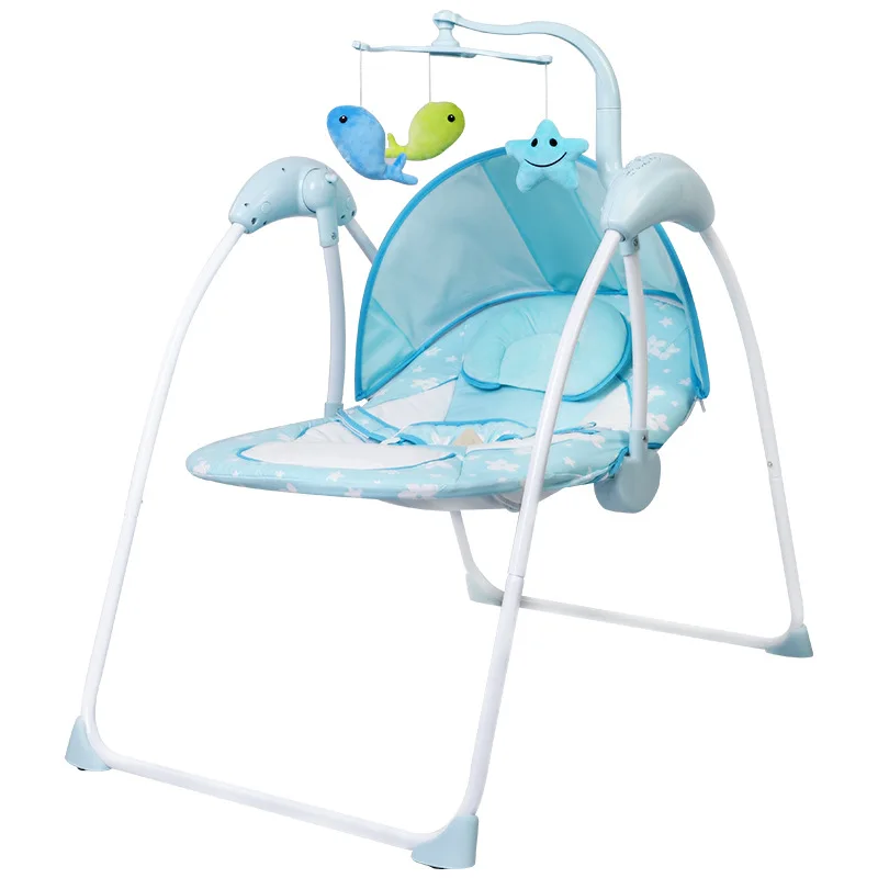 Детское кресло качалка с детским коаксирующим артефактом многофункциональное