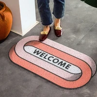 door semicircle welcome carpet thickened non slip easy to cleanfloor mat