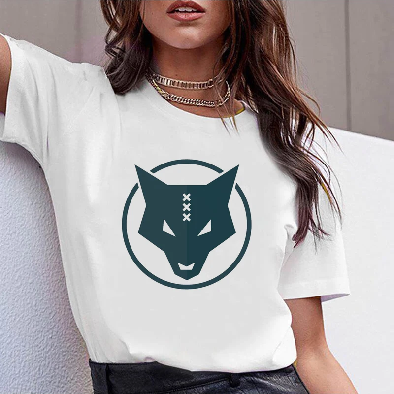 799446_T Shirt Casual O-Neck Short Sleeves Women T-shirt Hipster Cool Graphic Tee |