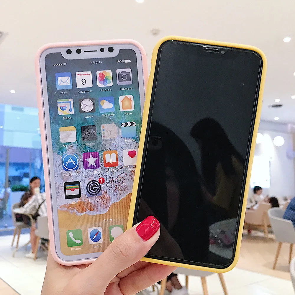 For iPhone 6 6s 7 8 Plus X Xs 11 Pro Max Xr Soft Silicone Cases Cute Funny Cartoon Sponge Bob Square Pants Patrick Star Case