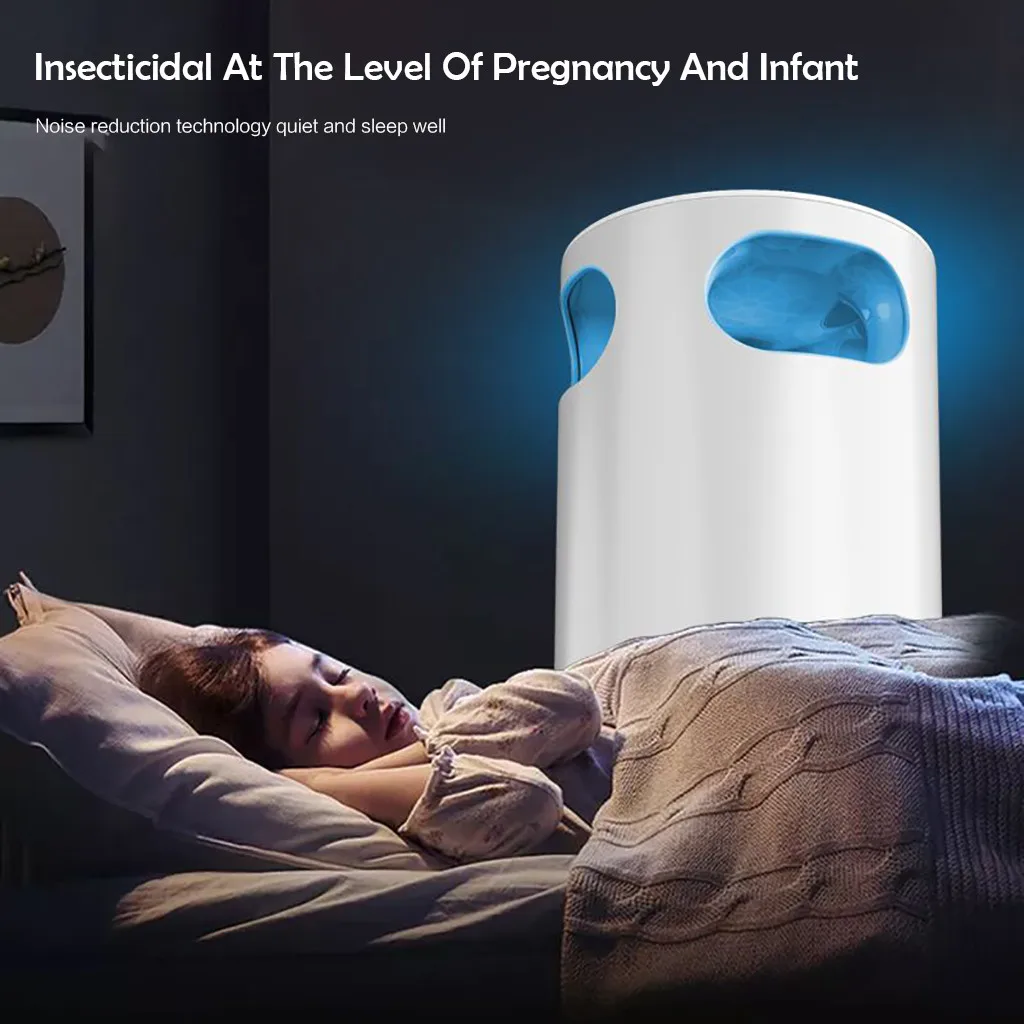 Немой светодиодный комаров насекомых ошибка мух аккуратно вибрирует Zapper убийца