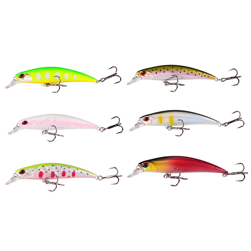 

Cat Claw Premium Fishing Lure Series Artist Minnow Freshwater Fishing Lure Hard Bait 9G 80MM Professional 3D Eyes Sharp Hook 306