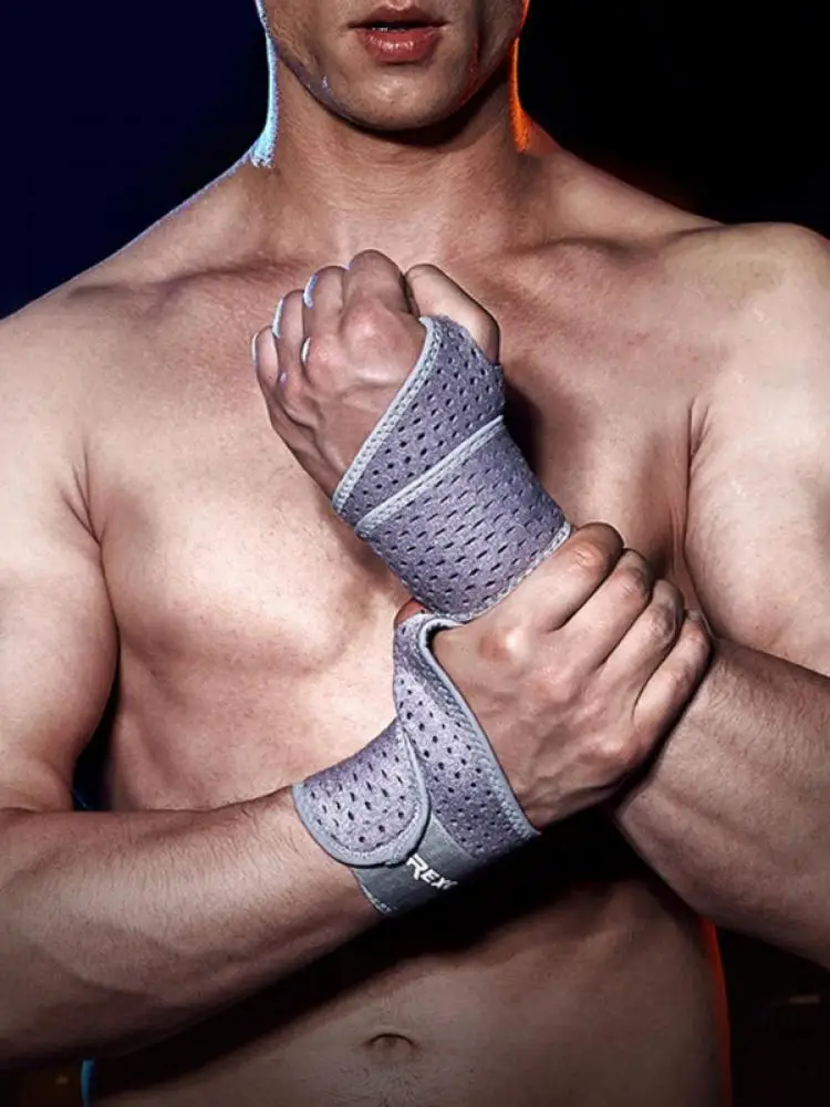 

Unisex Sports Fitness Non-Slip Wristband Weightlifting Support Dumbbell Anti-Sprain Breathable Lengthened Thumb Buckle