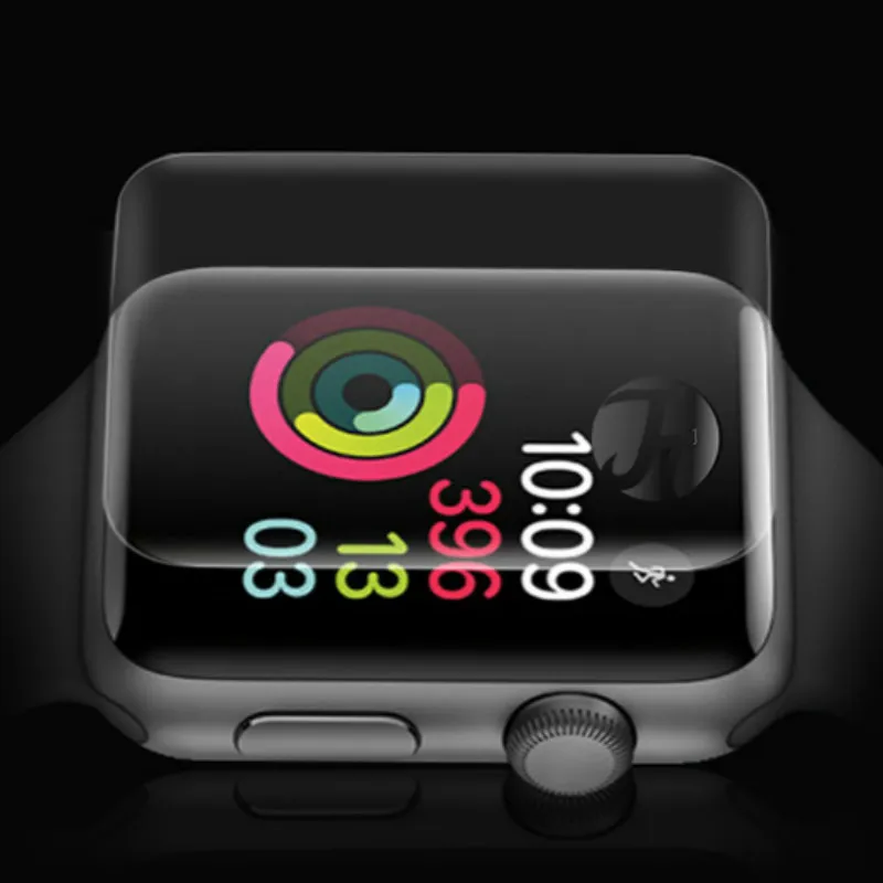 2pcs 10D Curved Screen Protector Film On The For Apple Watch 4 3 2 1 Hydrogel Film For Apple Watch 38 40 42 44mm Protective