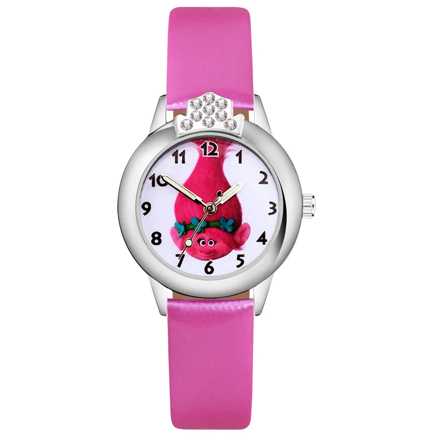 С милым мультипликационным принтом тролли с украшением в виде кристаллов