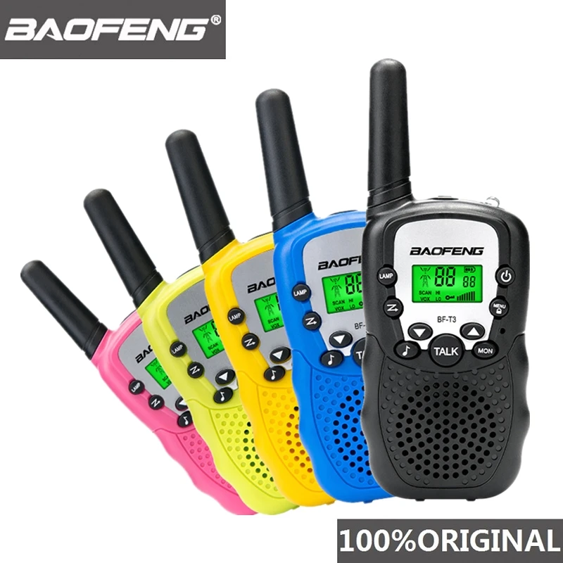 2 шт. детская мини Детская UHF рация BF-T3 Baofeng FRS двухстороннее радио Comunicador T3 Удобная рация КВ трансивер