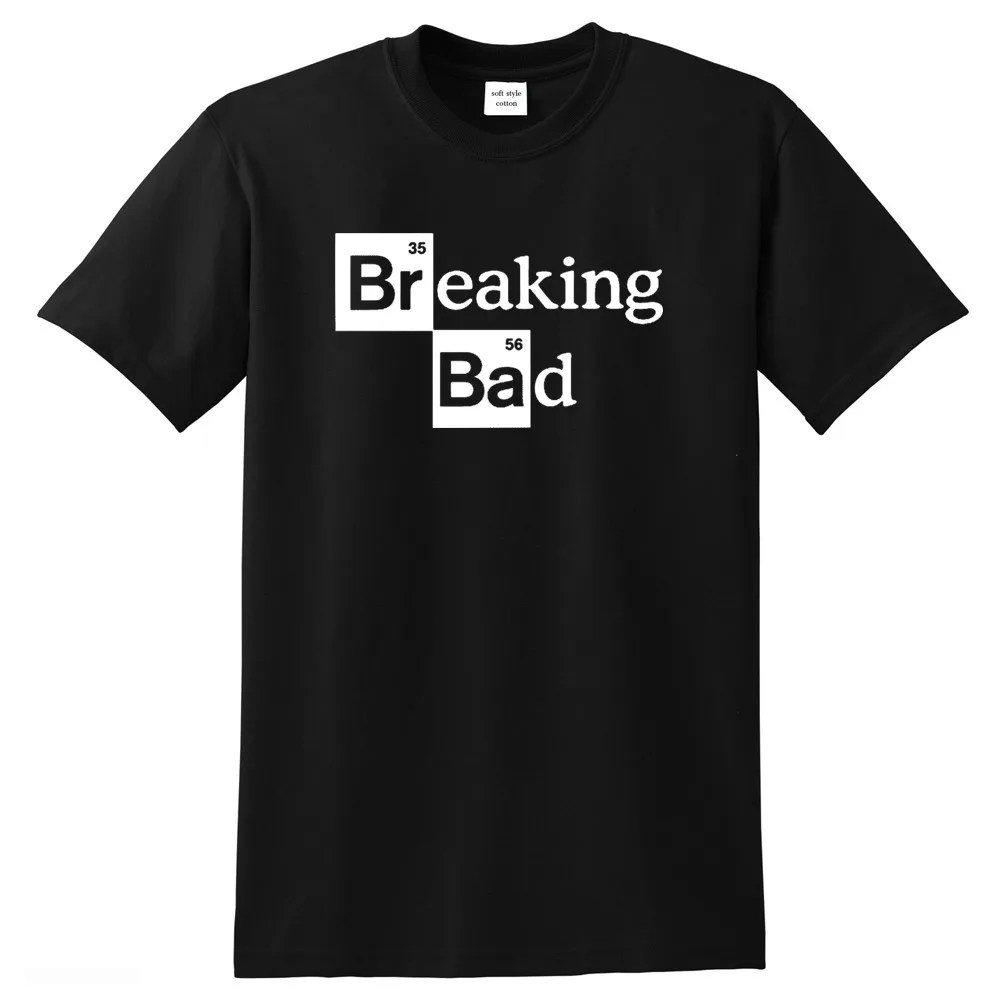 

Man High quality leisure tshirts Tops 100% Cotton O-Neck Heisenberg Men Tops Casual Breaking Bad T Shirt For Men Science t-shirt