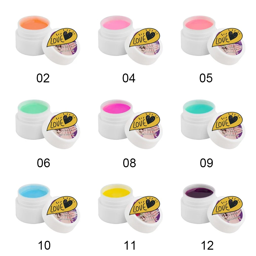 5 шт./компл. 8 мл съемный Однотонная Одежда УФ Гель-лак гель для ногтей маникюр