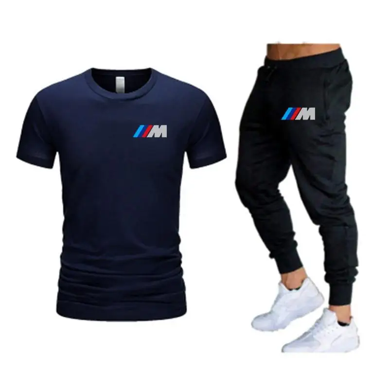 Men's Sweatshirt and Pants Set Basketball Casual Sportswear Summer New Brand Suit Best Selling 2 Piece