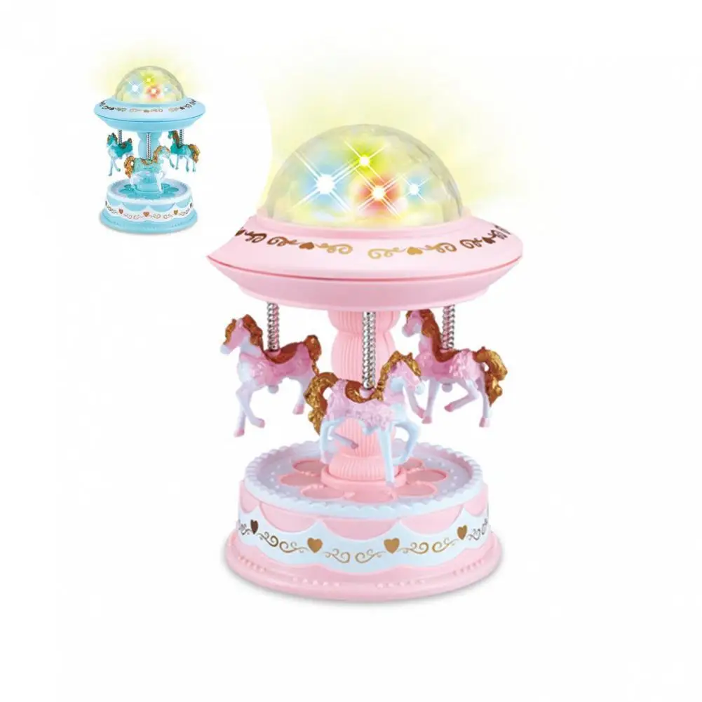 

Lightweight Fun Geometric Music Baby Room Decoration Gifts Glowing Crafts Music Box Simple Operation for Children