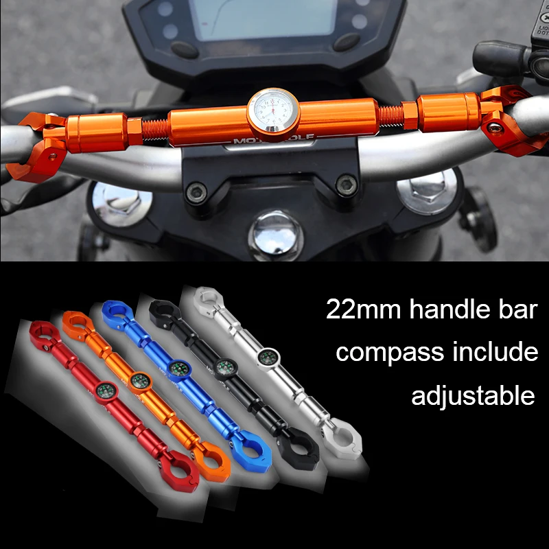 

New 7/8" Handlebars Crossbar Bar 22mm Handlebar with compass Motocross Motorcycle Quad ATV CRF DTR PIT BIKE