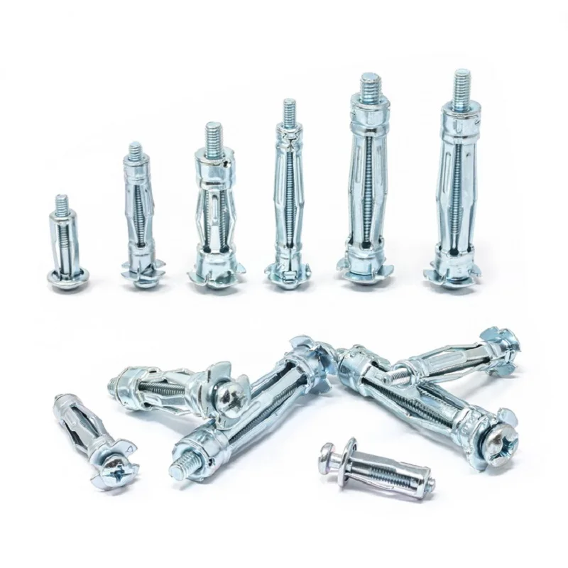 T.K.Excellent Zinc Plated Heavy Duty Metal PLASTERBOARD Cavity Wall FIXINGS Anchors Plugs Kit 68 Pieces |