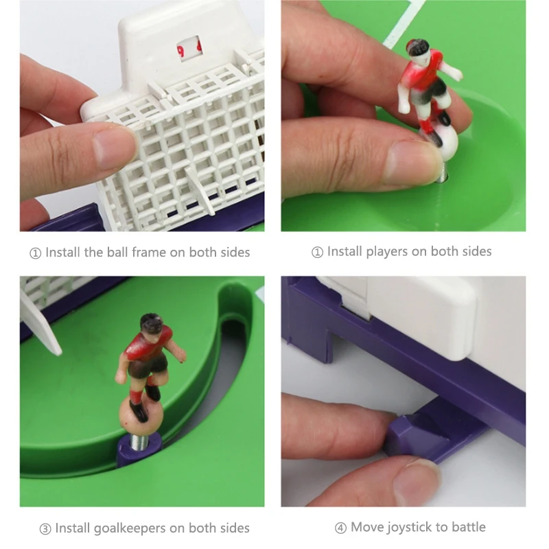 Мини настольный футбольный набор детская спортивная игрушка футбольная игра