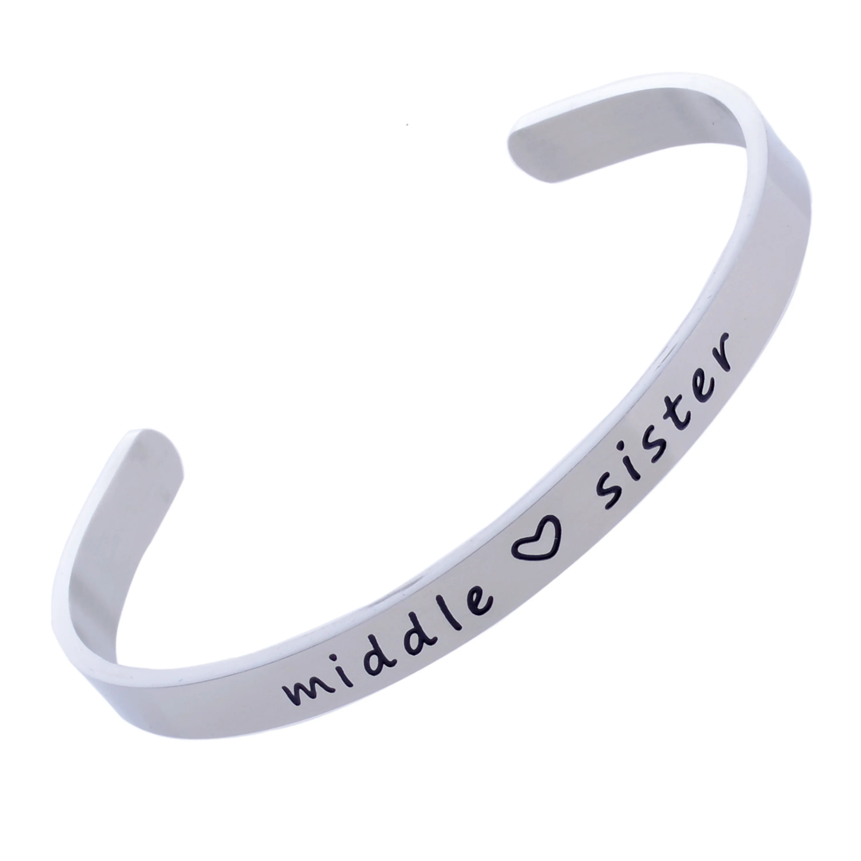 12 шт. Средний браслеты сестра Женщины Девушки семья лучшие друзья Рождественские