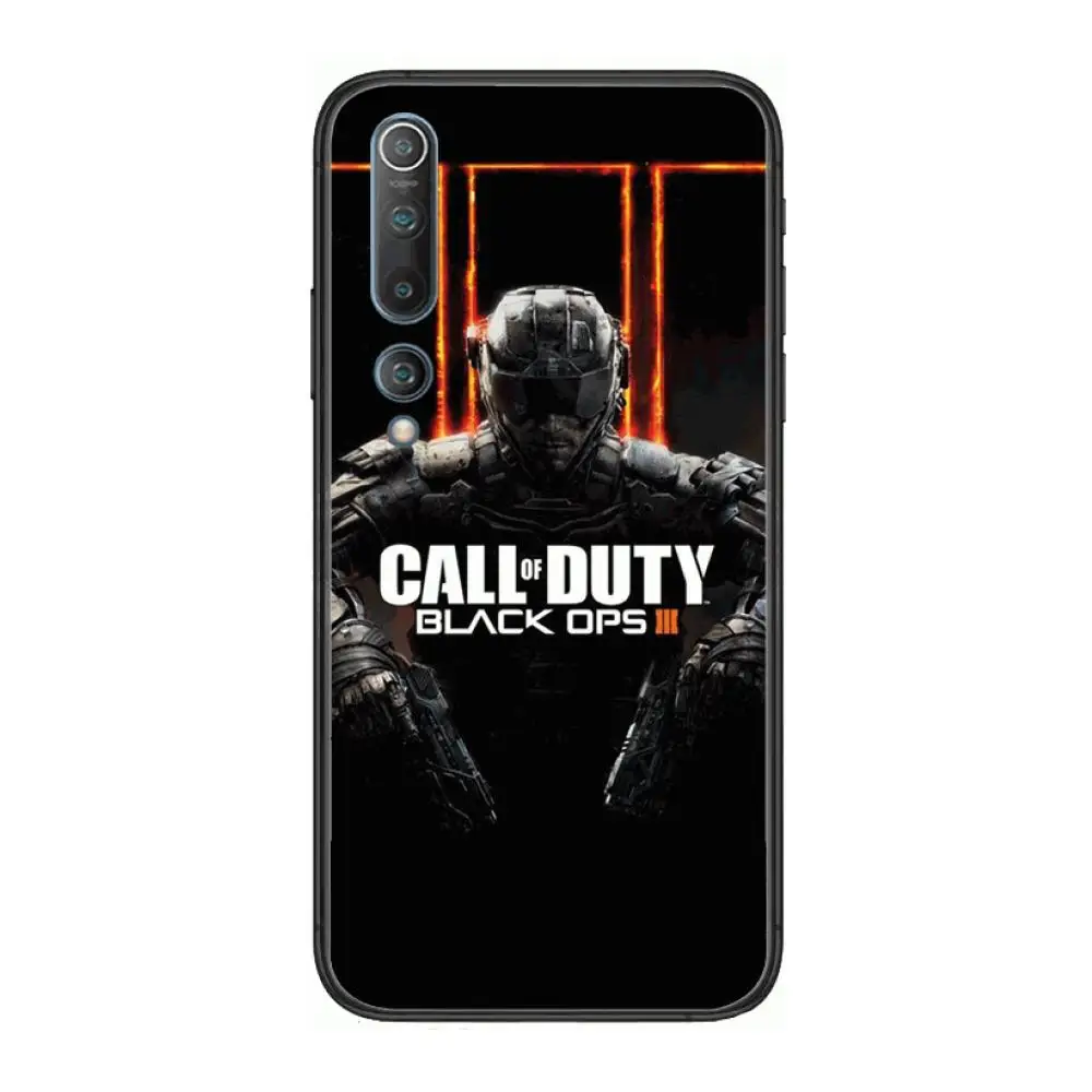 

Popular game Call-of-Duty Phone Case For xiaomi mi11 5g 10 liti Ultra 9Pro SE 3 8 Note Anime Black Cover Silicone Back Pretty tp