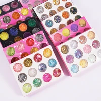 12 boxes nail sequins shell star flake nail glitter colorful confetti sticker nail art supplies make up diy for resin filler