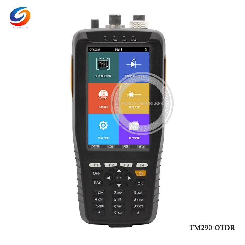 2020 Лидер продаж TM290 mini Smart OTDR 1310/нм с сенсорным экраном VFL/OPM/OLS оптический временной
