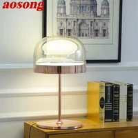 aosong nordic dimmer table lamps modern fashion desk lighting led for home bed room decoration