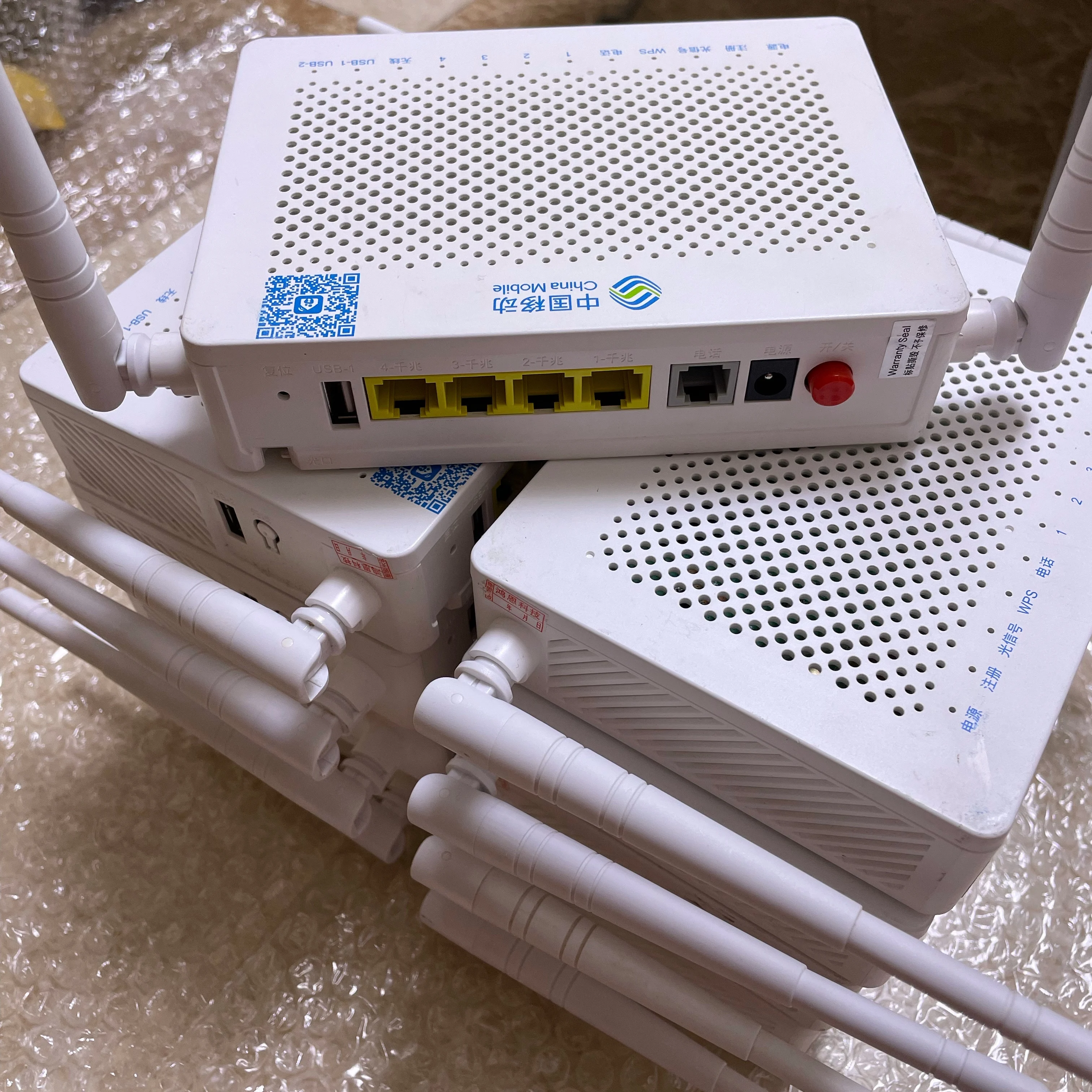 

8PCS ZTE F673AV9 Dual Band 4ge+1tel+2usb+Ac 5G WiFi onu Gpon Fiber modem network router English firmware USED