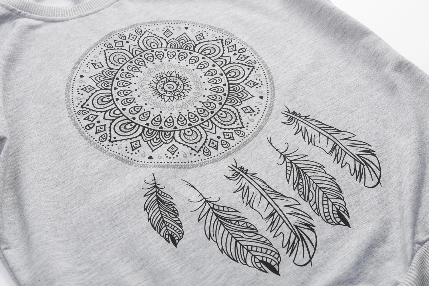 

Flower sun printed 2020 New Design Hot Sale Hoodies Sweatshirts Women Casual Kawaii Harajuku Sweat Girls European Tops Korean
